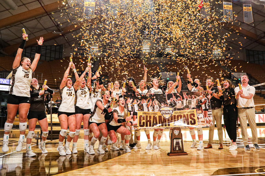 WMU Volleyball 2023 Regular Season Champions